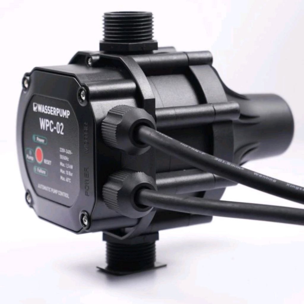 Wasser WPC-02 Otomatis Kontrol Pompa buat Pompa Pendorong Toren tidak cetak cetek Jetpam Sensor Air 