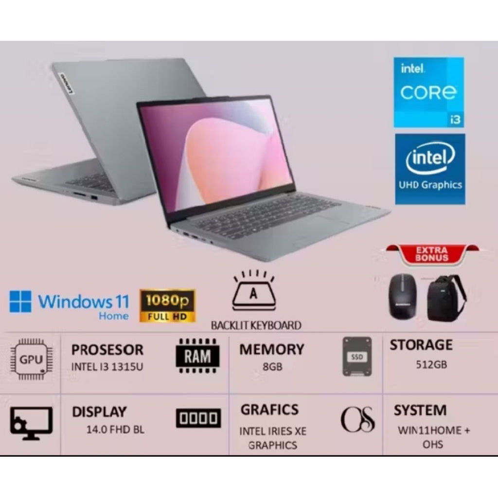 Lenovo Ideapad slim 3i i3-1315U