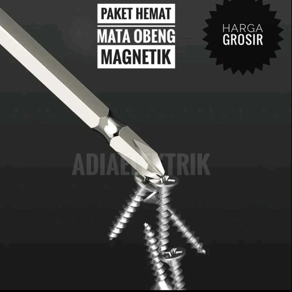 Mata Obeng PH 2 65 mm (+) ( +) Magnet / Mata Obeng Magnet / Mata Obeng Bor Magnet