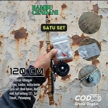 Joran super lentur BAMBU CENDANI asli 140cm-