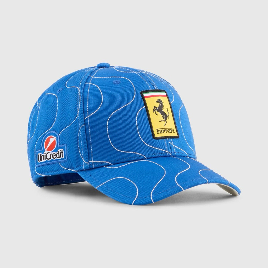 Ferrari Monza Edition 2025 PUMA Driver Cap Topi  Lewis Hamilton Charles Leclerc Formula 1 F1 RESMI O