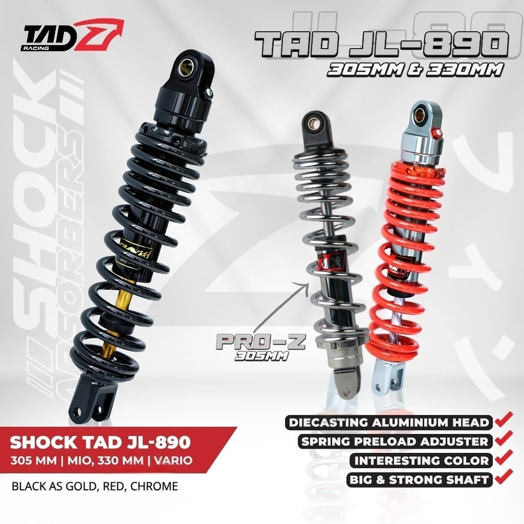 Shock TAD JL-890 for Mio 305 mm Tracktion / TAD Racing