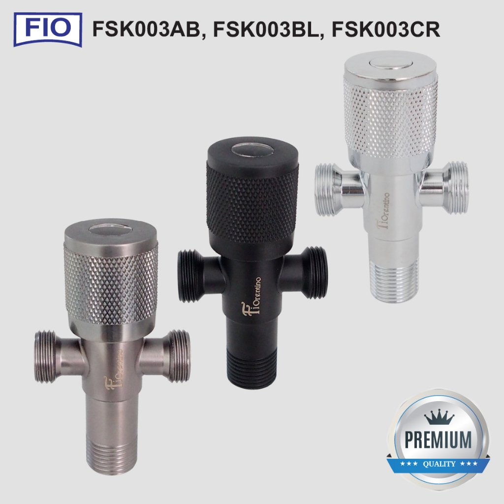 Stop Kran Shower Cabang Sower Mandi Kloset Wastafel Fio Carlo