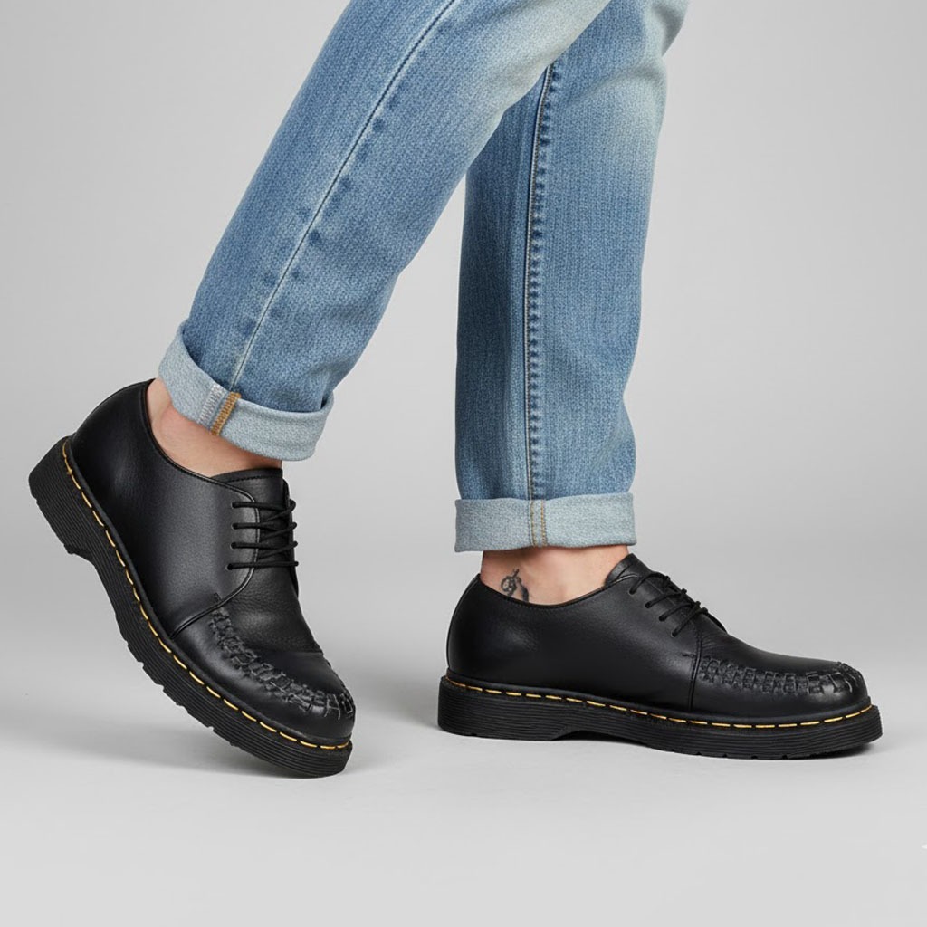 Sepatu Kulit Pria - Fashionable dan Tangguh - OLIVER