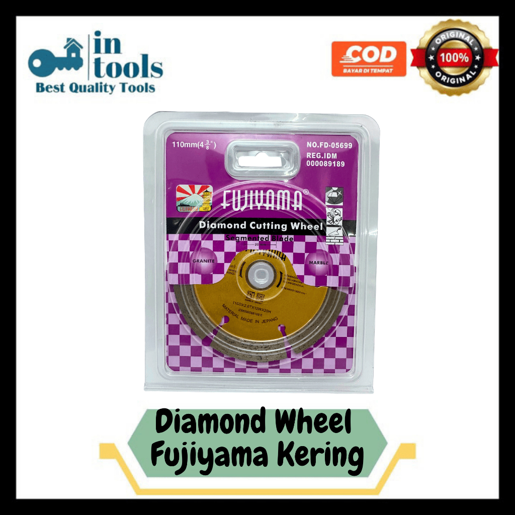 DIAMOND WELL FUJIYAMA UNGU , MATA POTONG GRANIT KERING