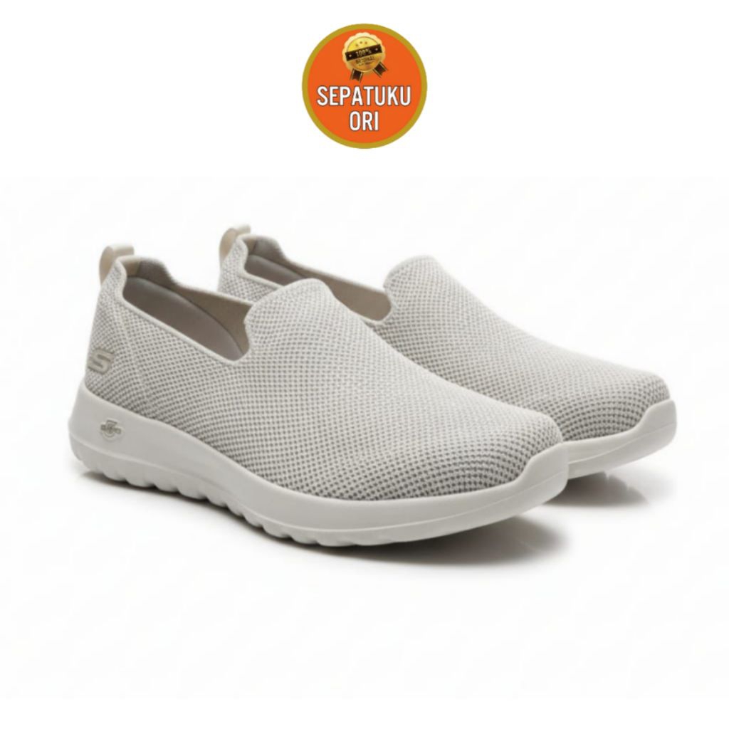 SEPATU WANITA (38/25cm) SKECHERS GO WALK JOY-SENSATIONAL DAY TAUPE NEW ORI BNIB 124187