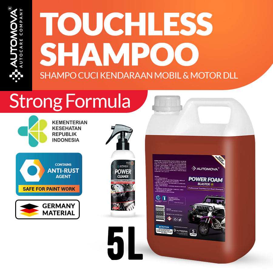 AUTOMOVA - Touchless Shampoo Cuci Tanpa Sentuh Power Foam Blaster (5 Liter)