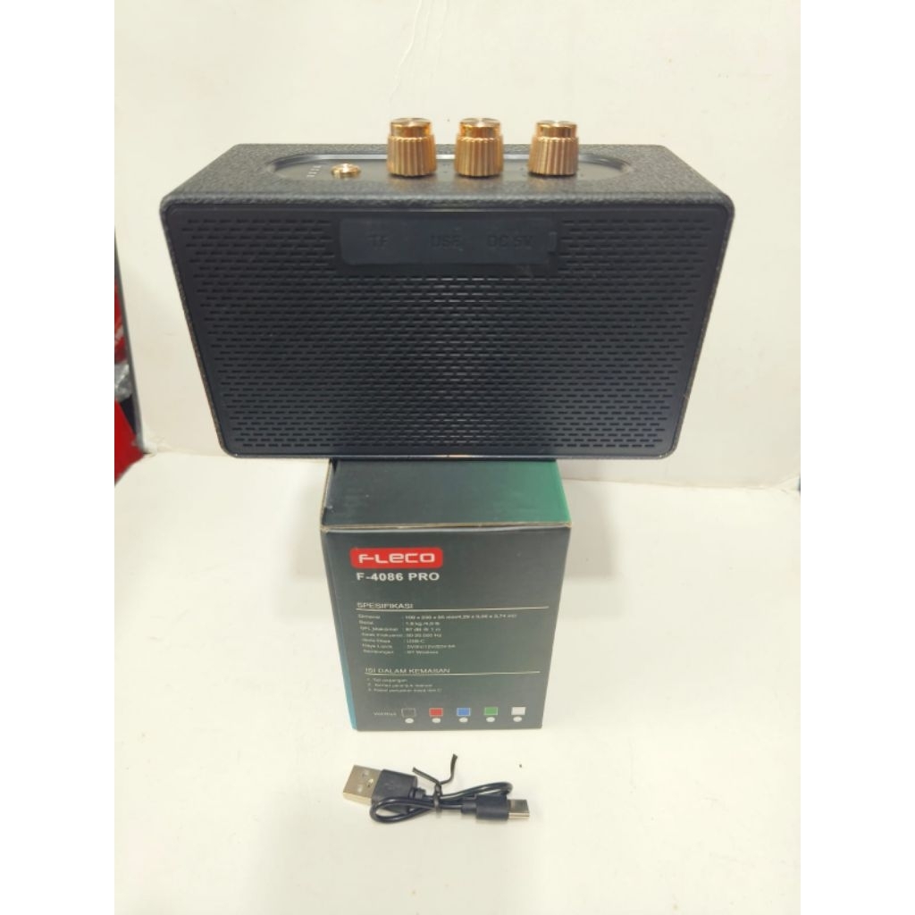COD Speaker Portable Fleco F-4086 Pro / Speaker Bluetooth Wireless