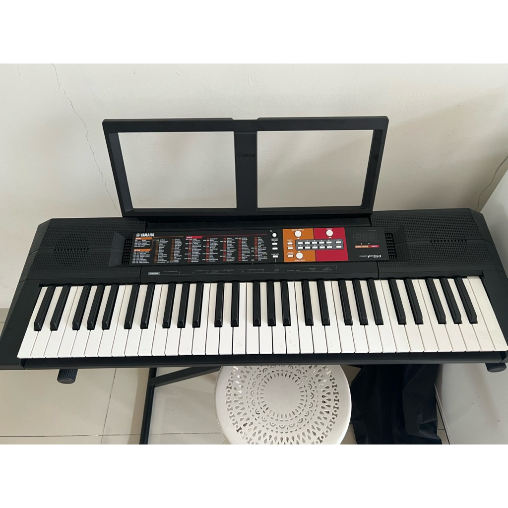 Keyboard Yamaha PSR-F51 Bekas / Second - Kondisi Mulus Normal + Adaptor + Stand