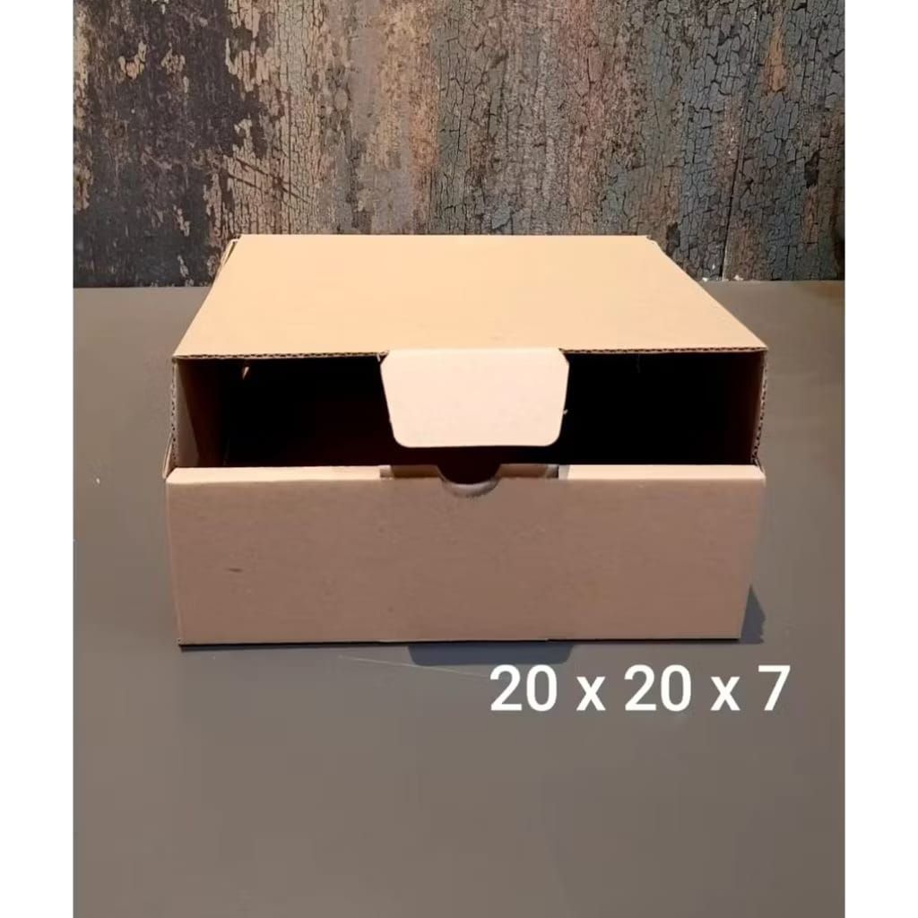 NEW Kardus 20x20x7 Box 20x20x7 Kotak 20x20x7 Kardus Hampers Box Hampers Kotak Hampers Kotak Kue Box 