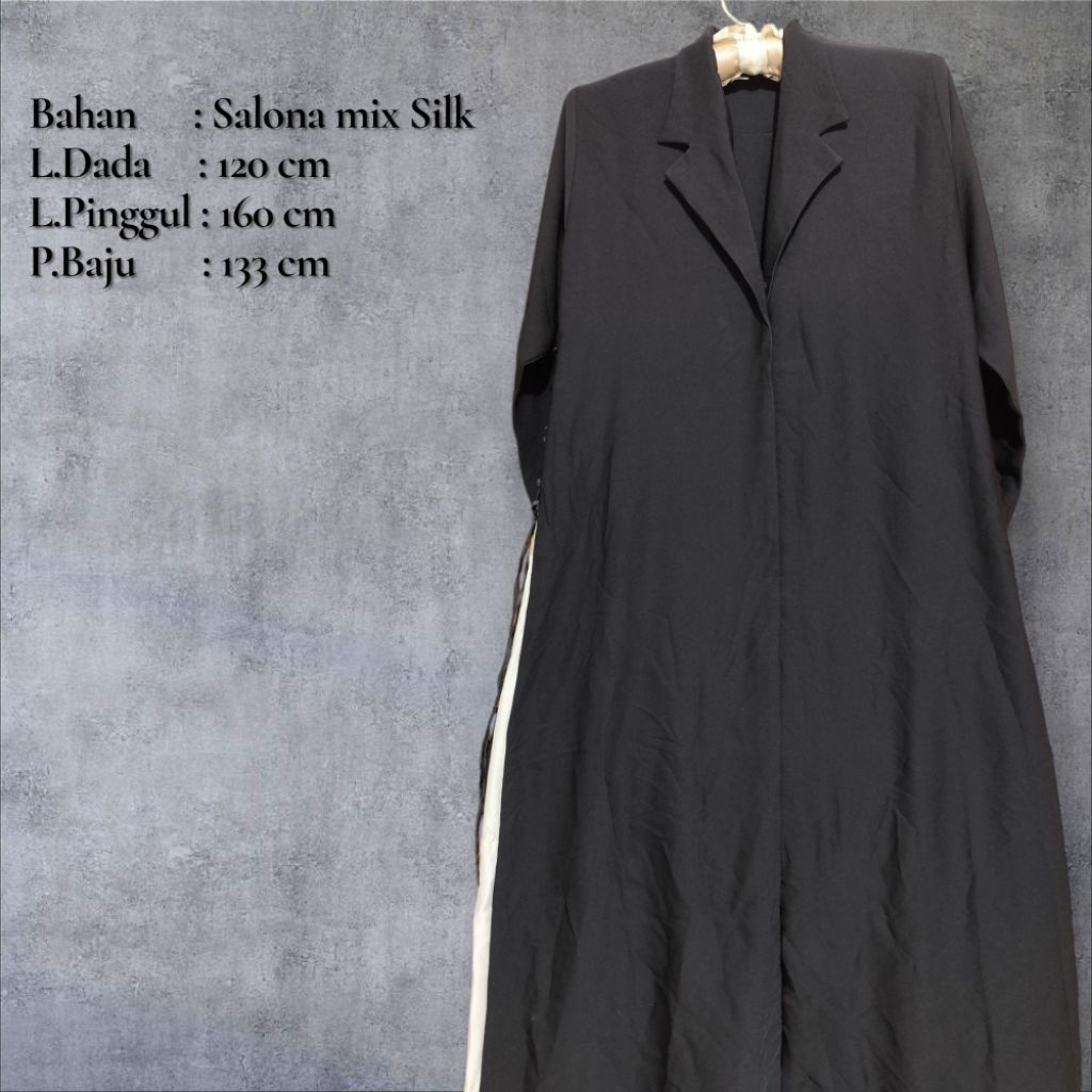 P.L. Abaya Blazer 2 Tone