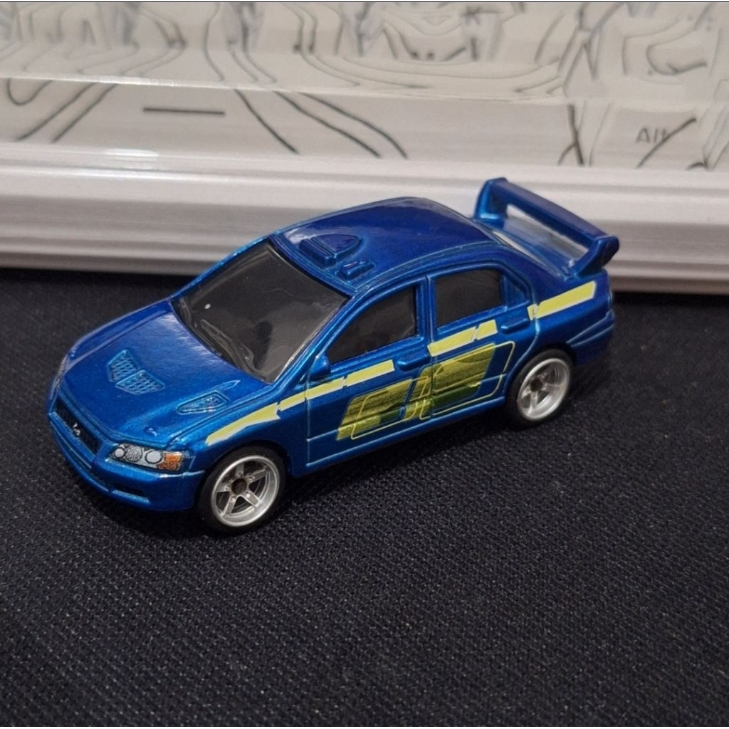 Hot Wheels Lancer evolution Fast And Furious Ban Karet