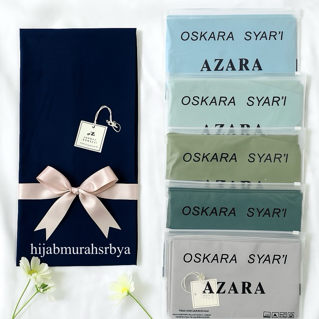 Hijab Segiempat Voal Syar'i Jumbo lasercut AZARA (130*130) | hijab syar'i jumbo AZARA