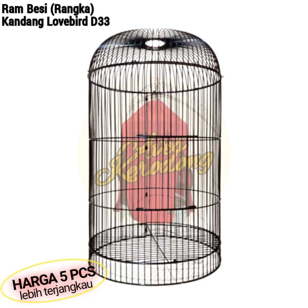 RAM SANGKAR LOVEBIRD DIAMETER 33 RANGKA KANDANG LOVEBIRD