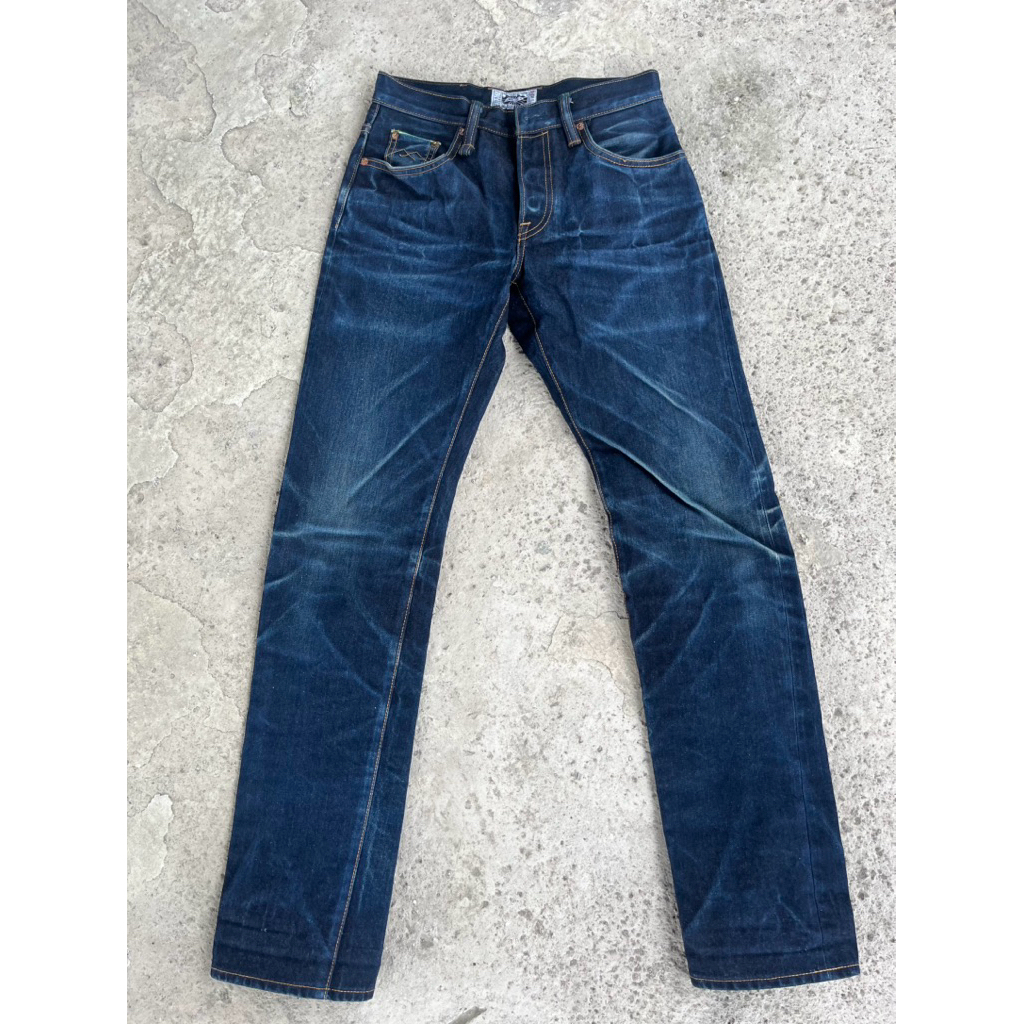 Sage denim selvedge