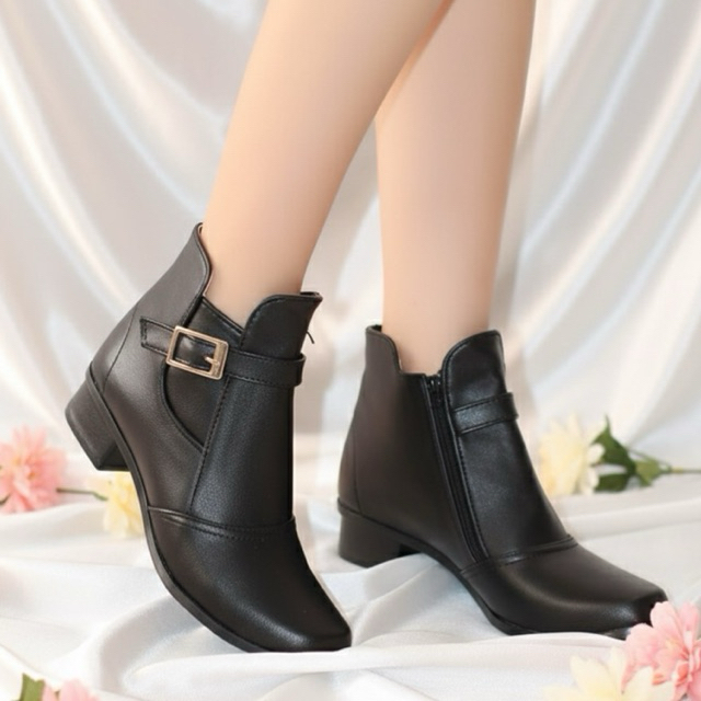 Sepatu Boots Wanita (PTK 03) Heels 3cm