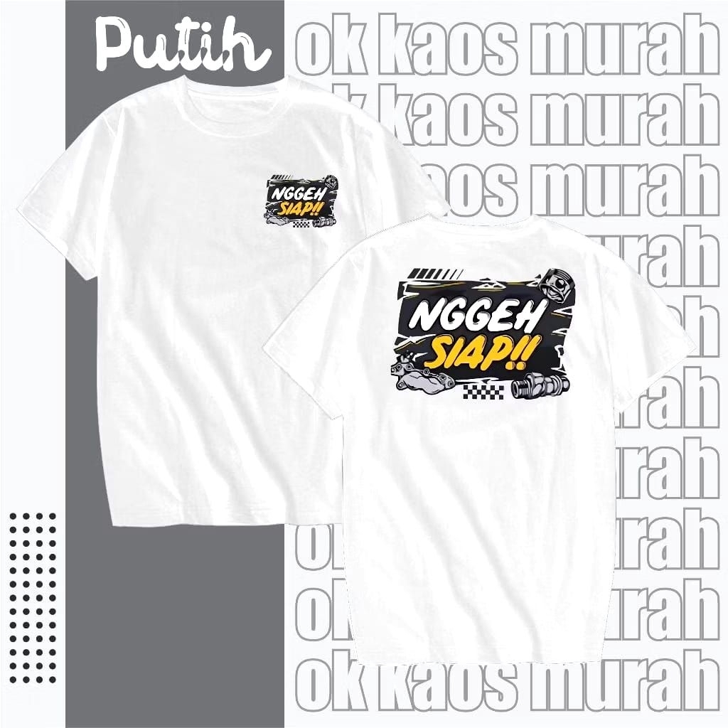 Kaos Nggeh Siap - lengan pendek