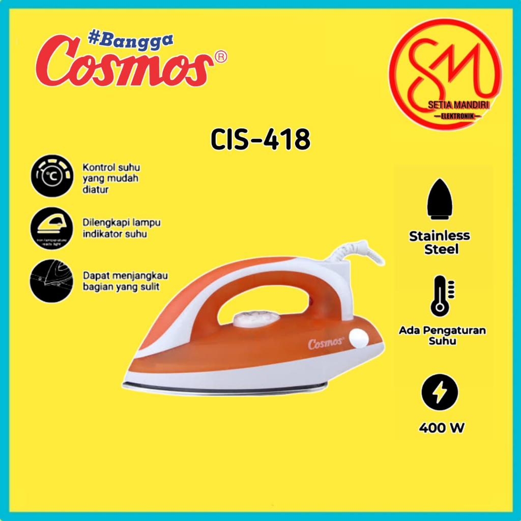 Cosmos Setrika - Tapak Stainless - CIS-418