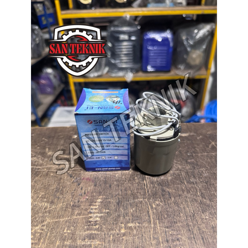 Otomatis Sanei 3/8 inch - Pressure switch pompa air San ei drat dalam 3/8"