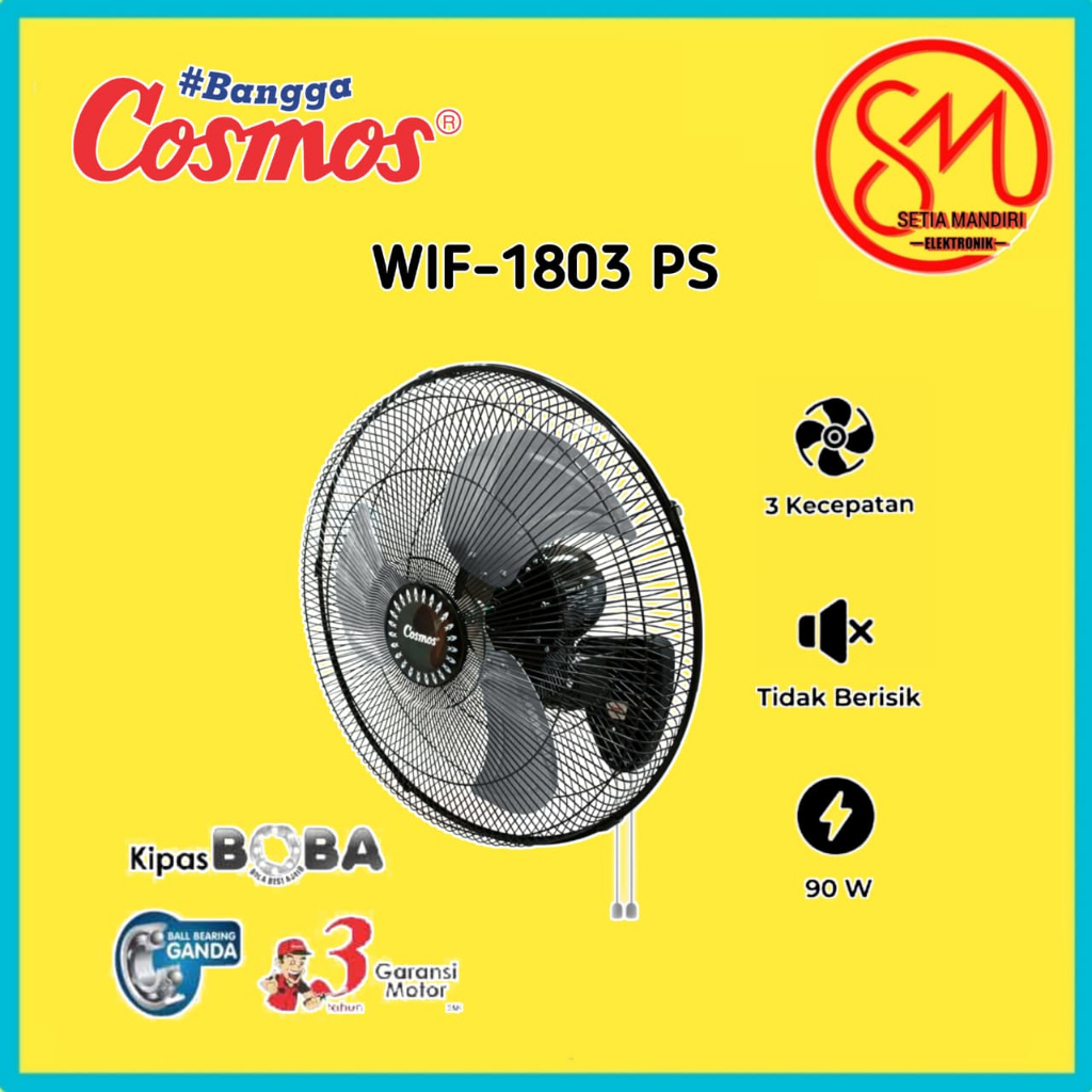 Cosmos Kipas Angin Wall Fan WIF- 1803 PSR