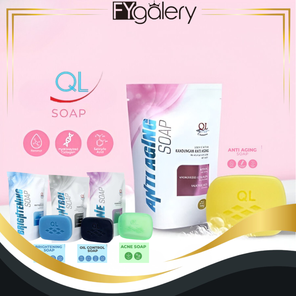 FYgalery QL Sabun Muka Soap Oil Control / Brightening /Acne / Anti Aging 80Gr Y8004