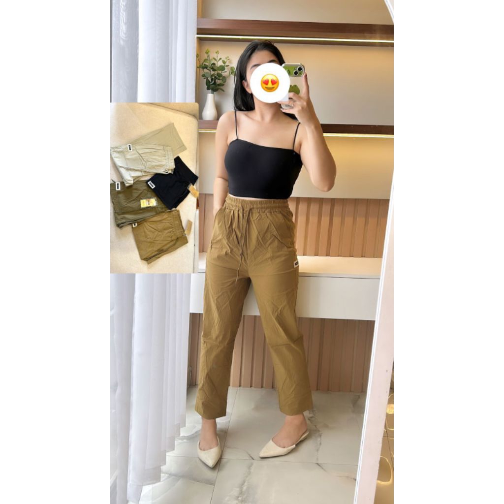 Celana Haruka 7/9 Koreans Stayle Wanita Terbaru //celana wanita casual kekinian 7/9 short woman ankl