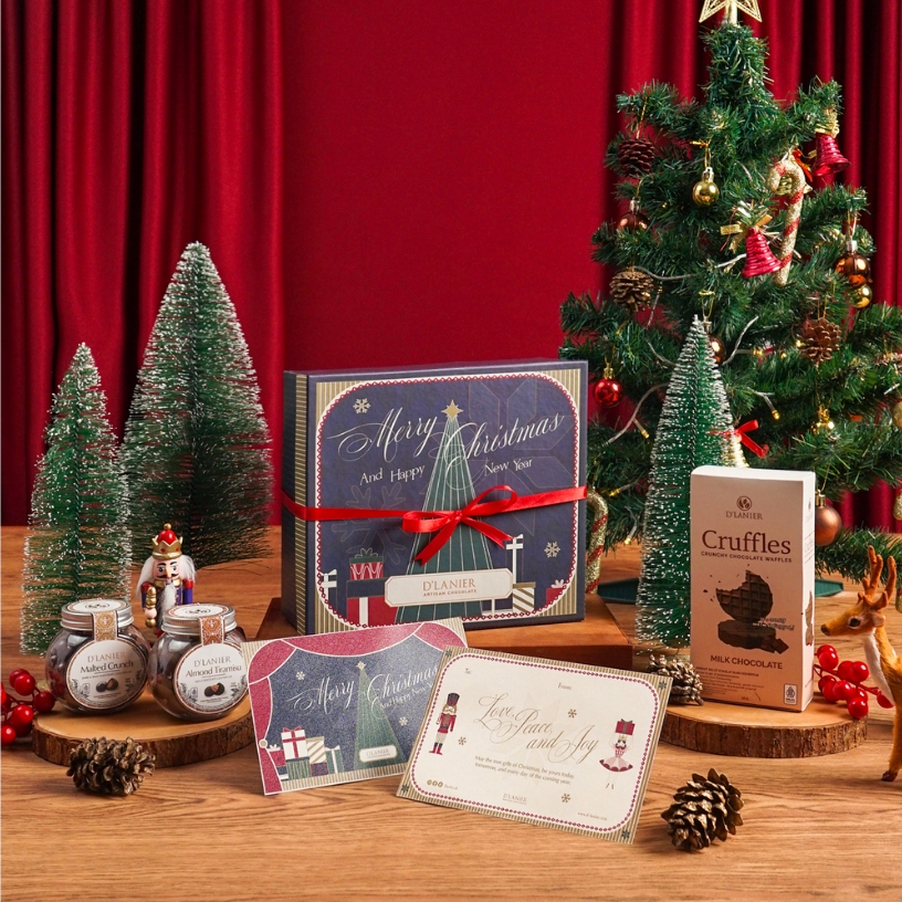 D’Lanier Midnight Tales Chocolate Christmas Hampers - Hampers Natal Coklat