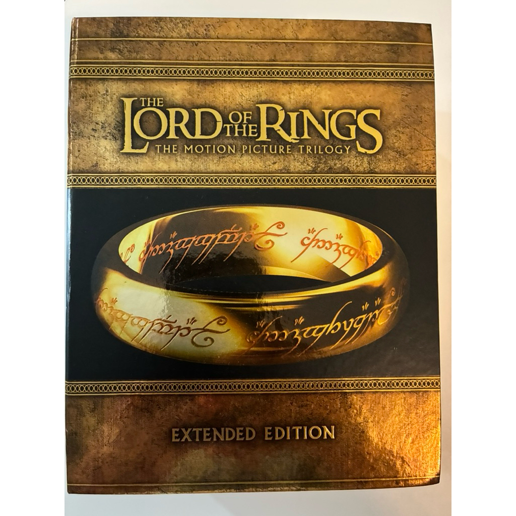 Lord of the Rings the Motion Picture Trilogy Extended Edition Blu-ray *BEKAS* - Used