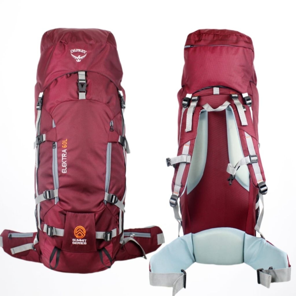 Tas Ransel Backpack Carrier 60 Liter Frame Fiber Tas Hiking Tas Camping