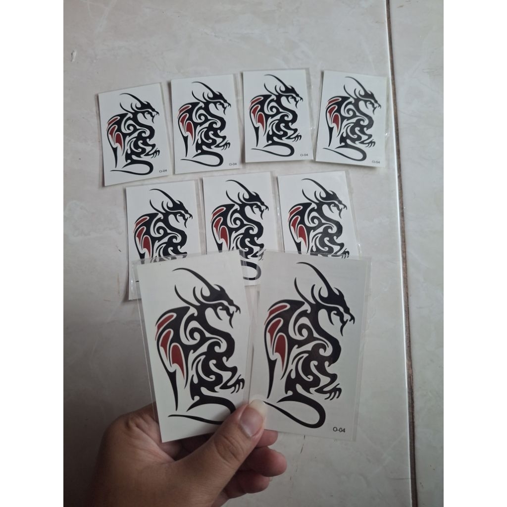 [COD] Tatto Temporane NAGA KECIL KEREN Size 5x9 | Tatto Tempel Tahan Air Anti Air Sementara * REAL P