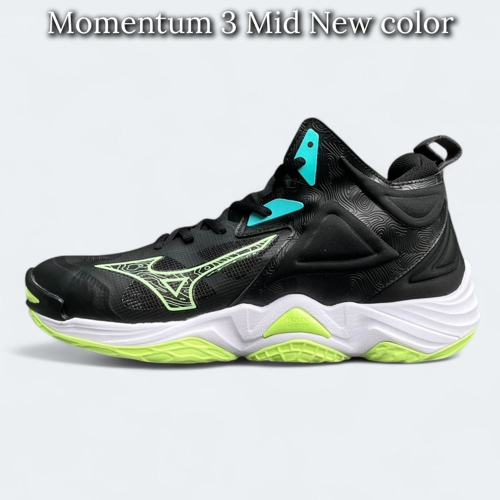 Mizuno Wave Momentum 3 Mid Grade Ori New Color