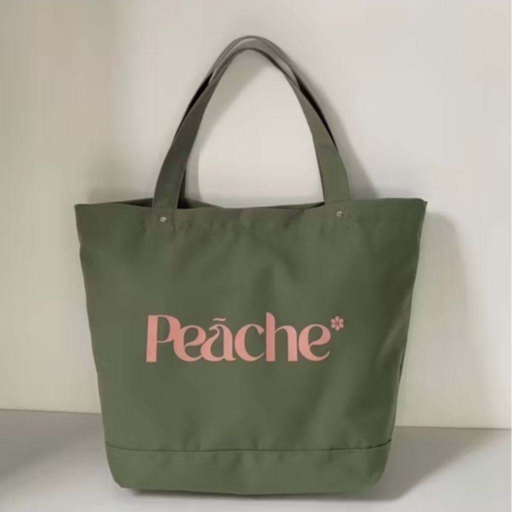 Loutropics Peache Canvas Tote Bag