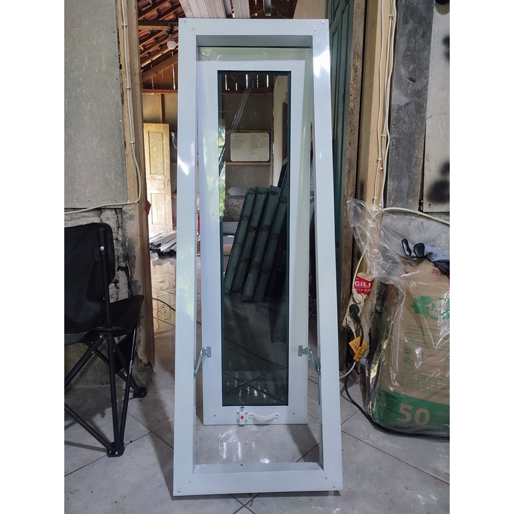 jendela jungkit galvalum | jendela minimalis | jendela moderen | jendela rumah minimalis