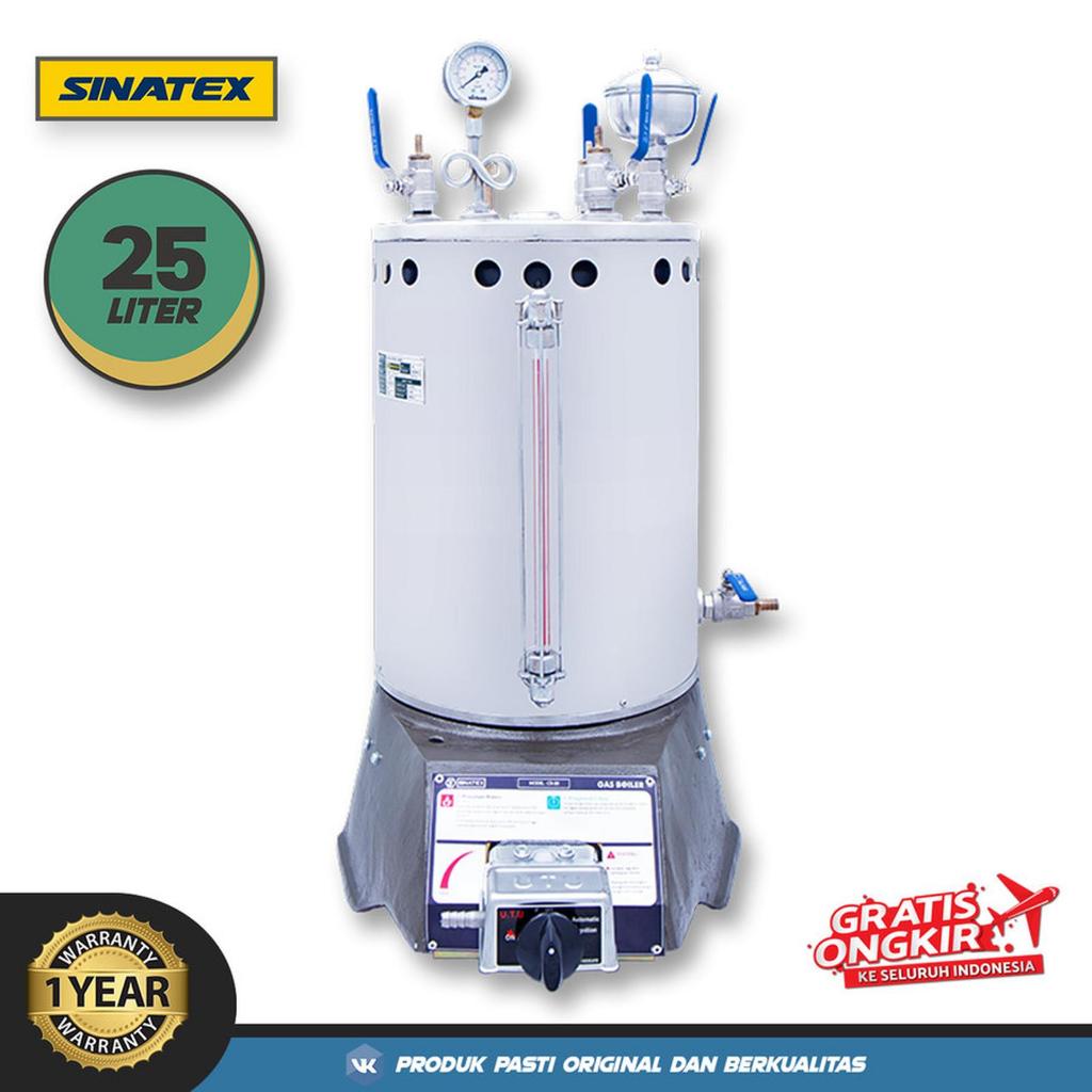 SINATEX Boiler Setrika Uap Otomatis Manual Laundry 25 Liter SINATEX