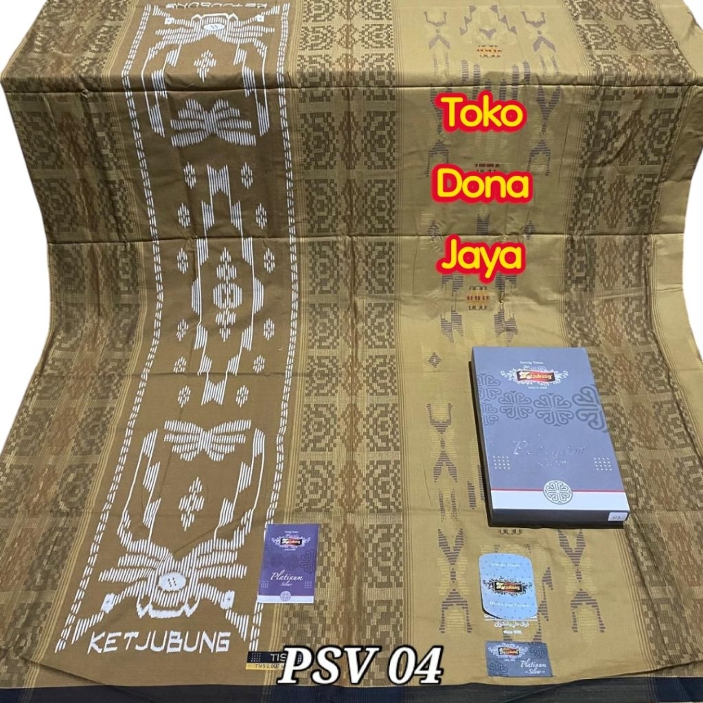 Sarung Ketjubung Kecubung 100% Original Silver PSV