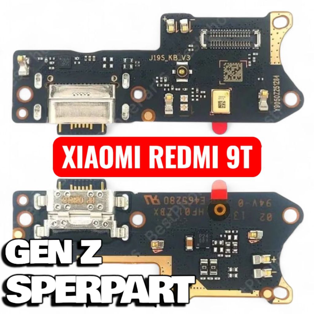 Konektor Charger Papan Cas Xiaomi Redmi 9T Original 100% Ic Smart Fast Charging Pcb