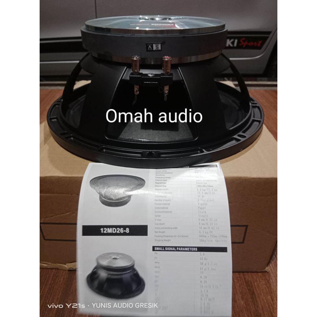 SPEAKER B&C MD26 12INCH MID/LOW