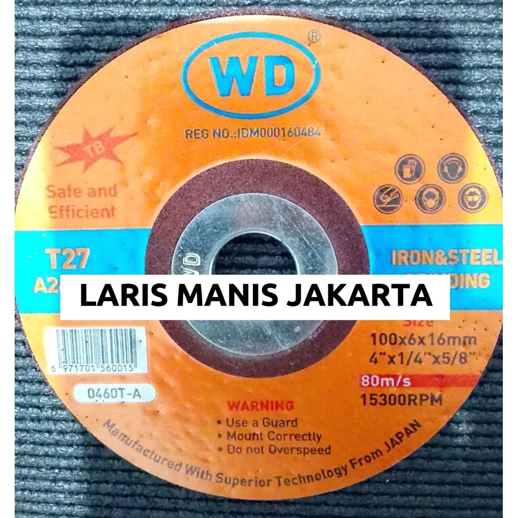 BATU GERINDA POLES ASAH WD ASLI 4"