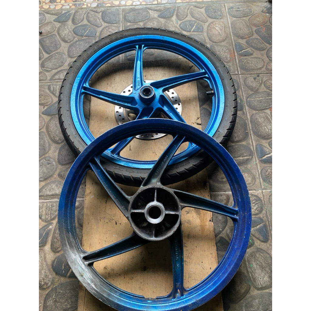 VELG BIRU KARISMA/SUPRA ORIGINAL COPOTAN