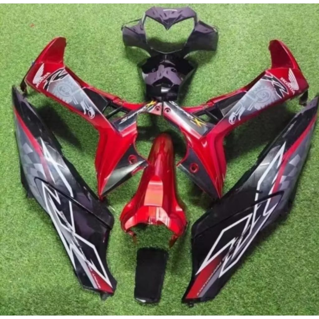 COD Full Bodyset Body Kasar Body Halus Supra X 125 New Supra X 125 New / Supra X 125 Batman Hitam Me