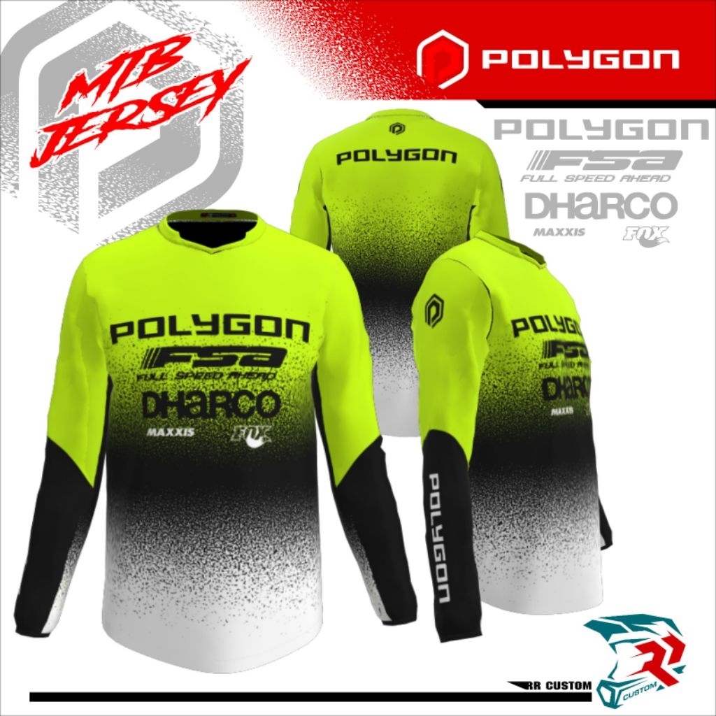Jersey Sepeda MTB DH Polygon FSA