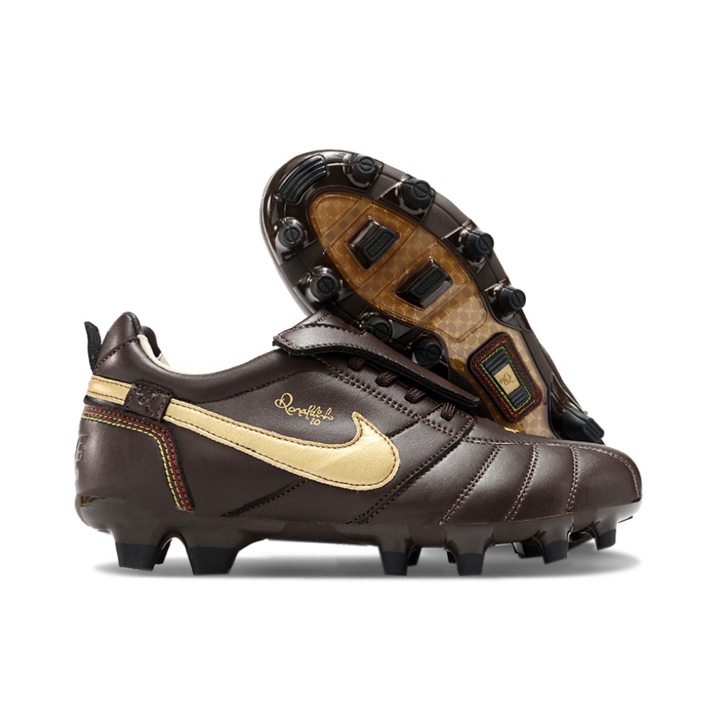 Nike Tiempo Ronaldinho R10 FG - Dark Cinder Metallic Gold