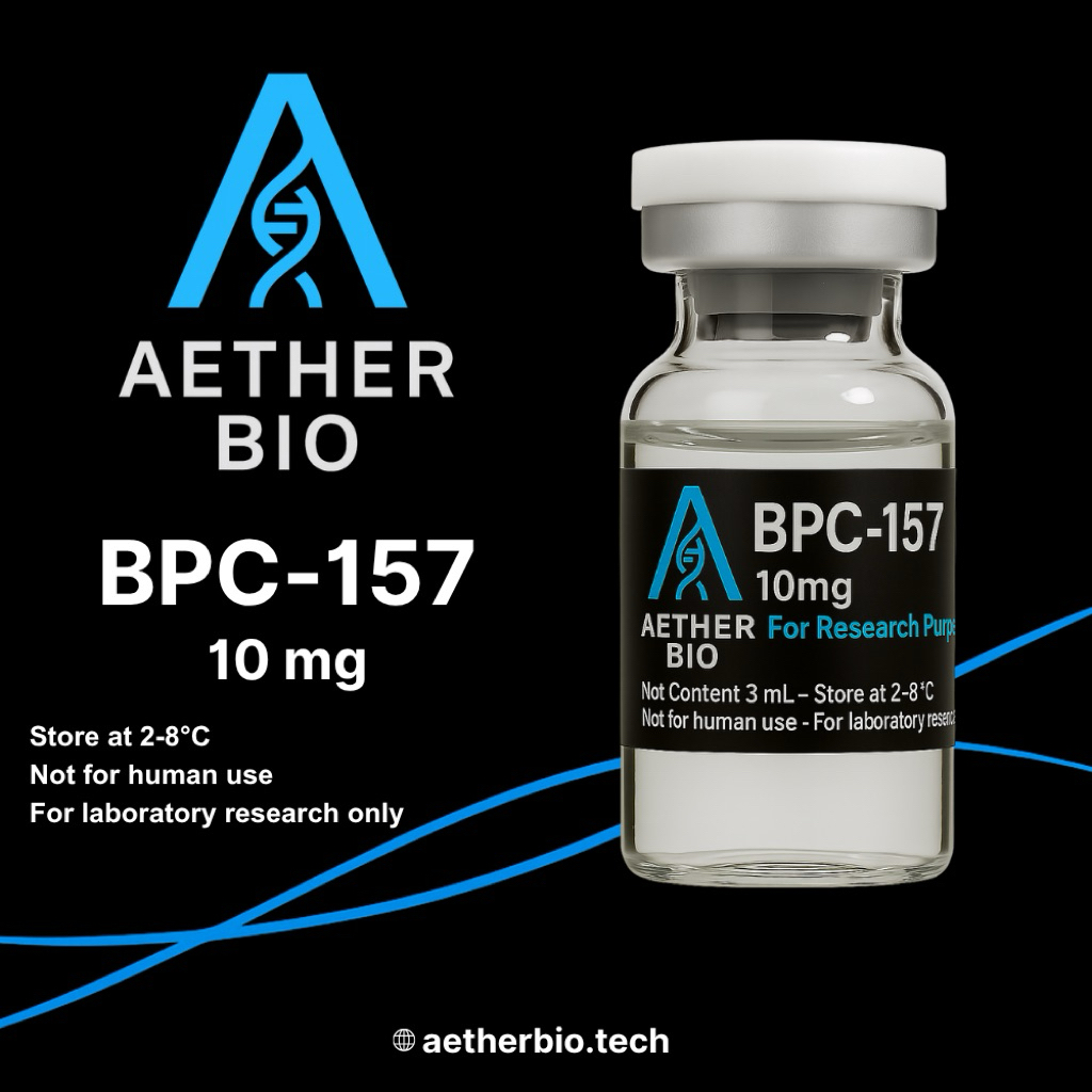 BPC-157 10mg - Aether Bio | 100% Original | Premium Peptide Research Grade