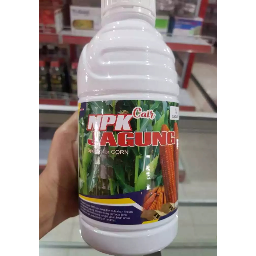 Pupuk NPK Jagung 1 Liter NPK Cair Jagung ANDAFA Pupuk Cair Terbaik Pupuk Daun Jagung Ijo Royo-Royo