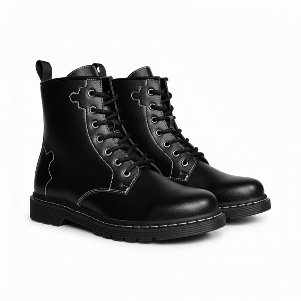 HARVEY - Sepatu Docmart Boots Tinggi 7 Hole Pria