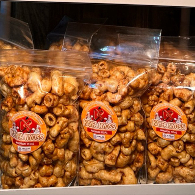 MAKRONI NYOSS BUMBU BACEM BAWANG PUTIH - KAYFA NYOSS