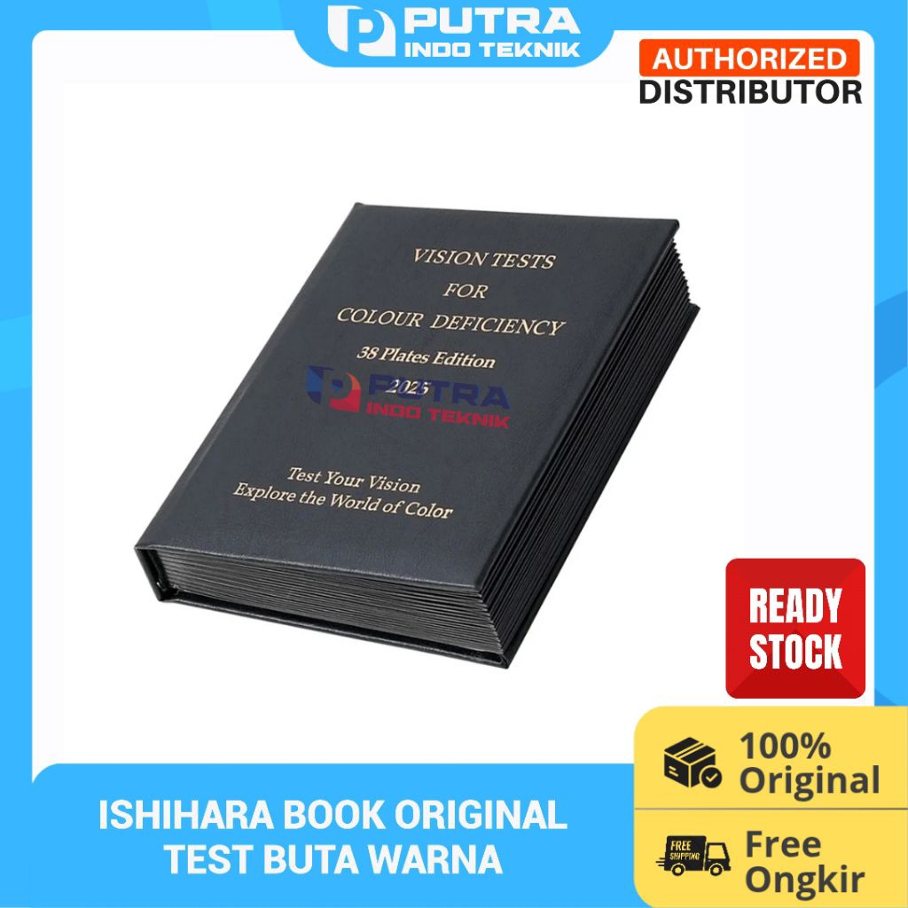 Buku Tes Buta Warna | Ishihara 38 Plates | Original Japan Paper