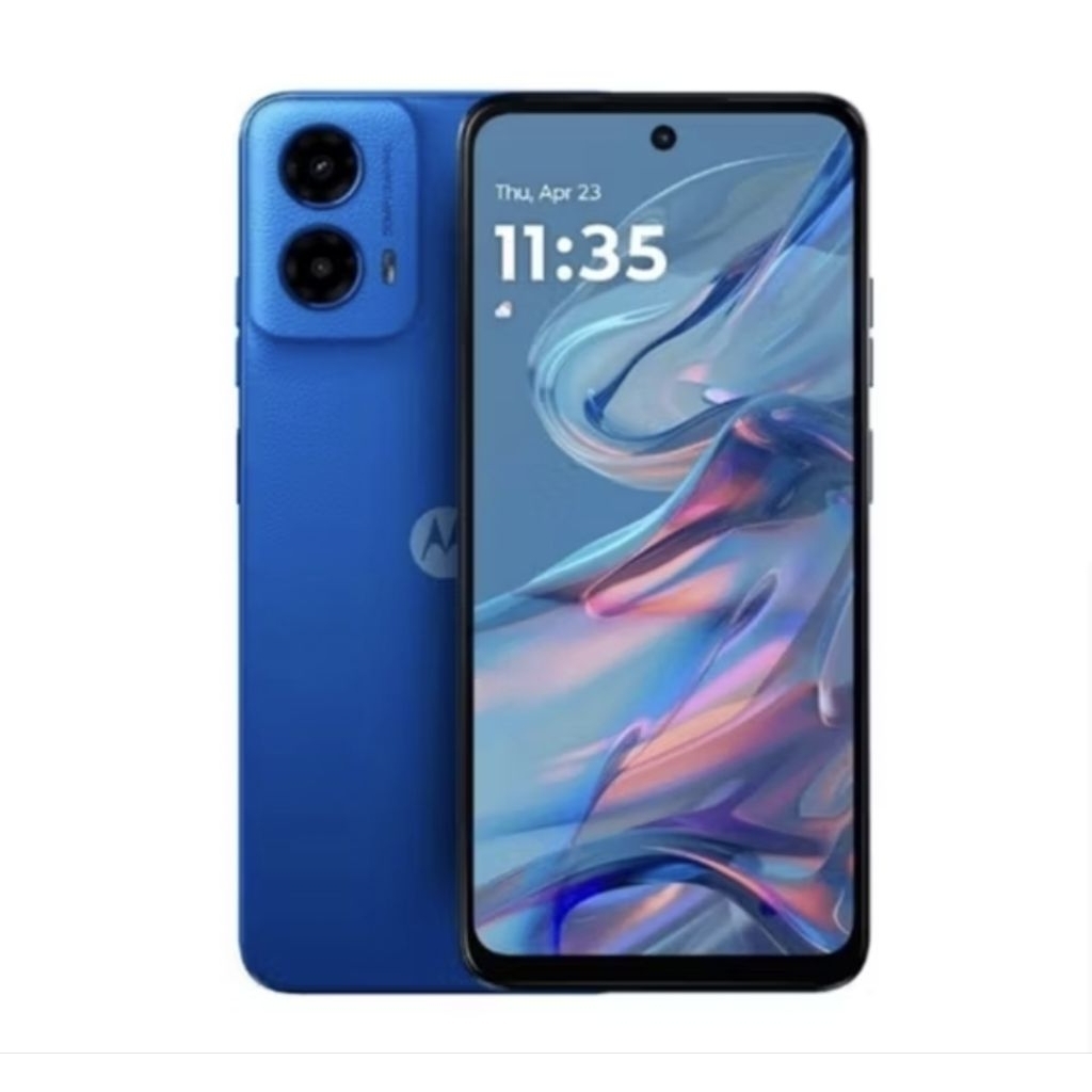 motorola g45 8/256 blue new dengan bonus handphone smartphone android