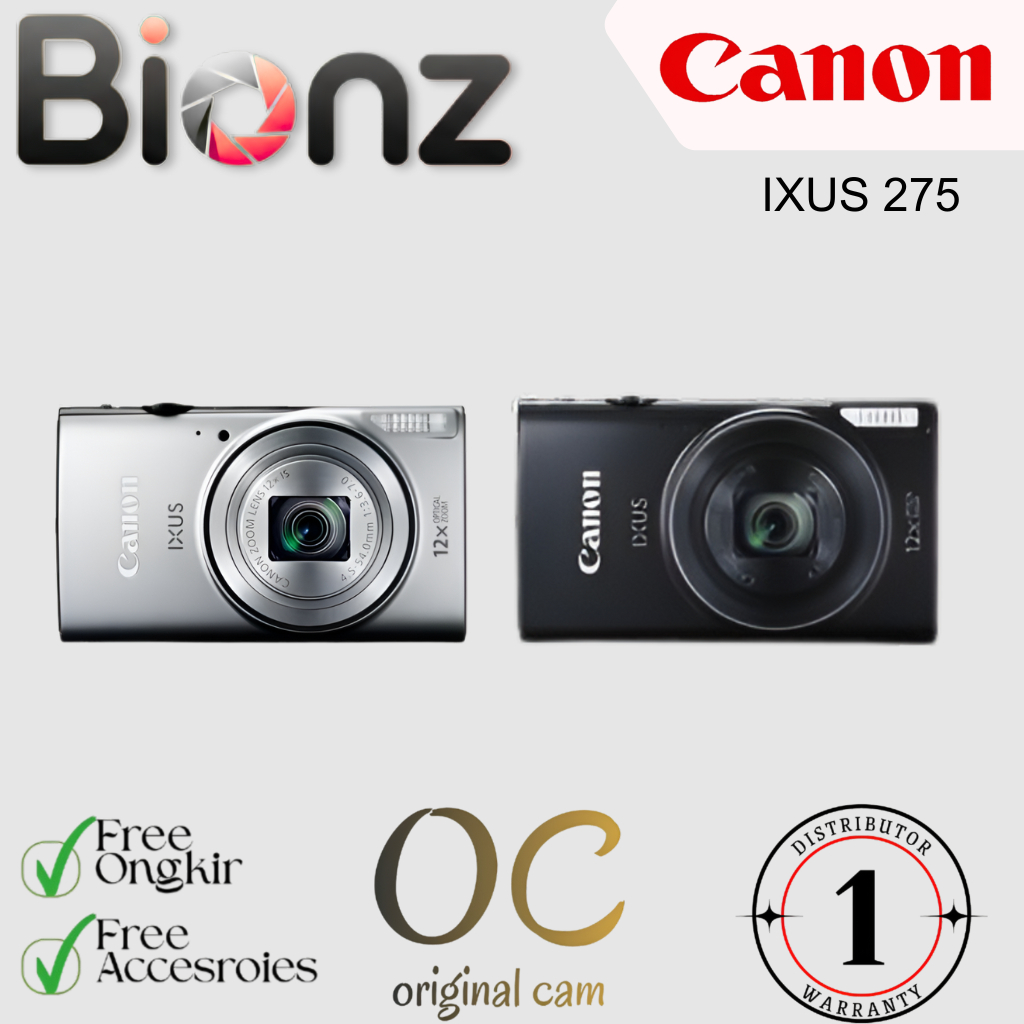 CANON IXUS 275 HS / CANON IXUS 275 / CAMERA CANON IXUS 275
