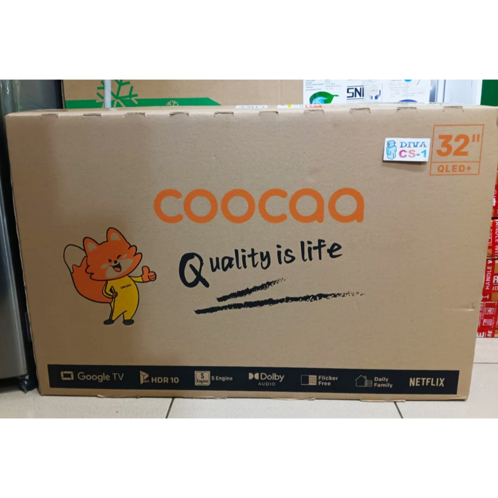 New Coocaa 32Q66 Google TV Android 32inch QLED Bandung Antapani Dsk